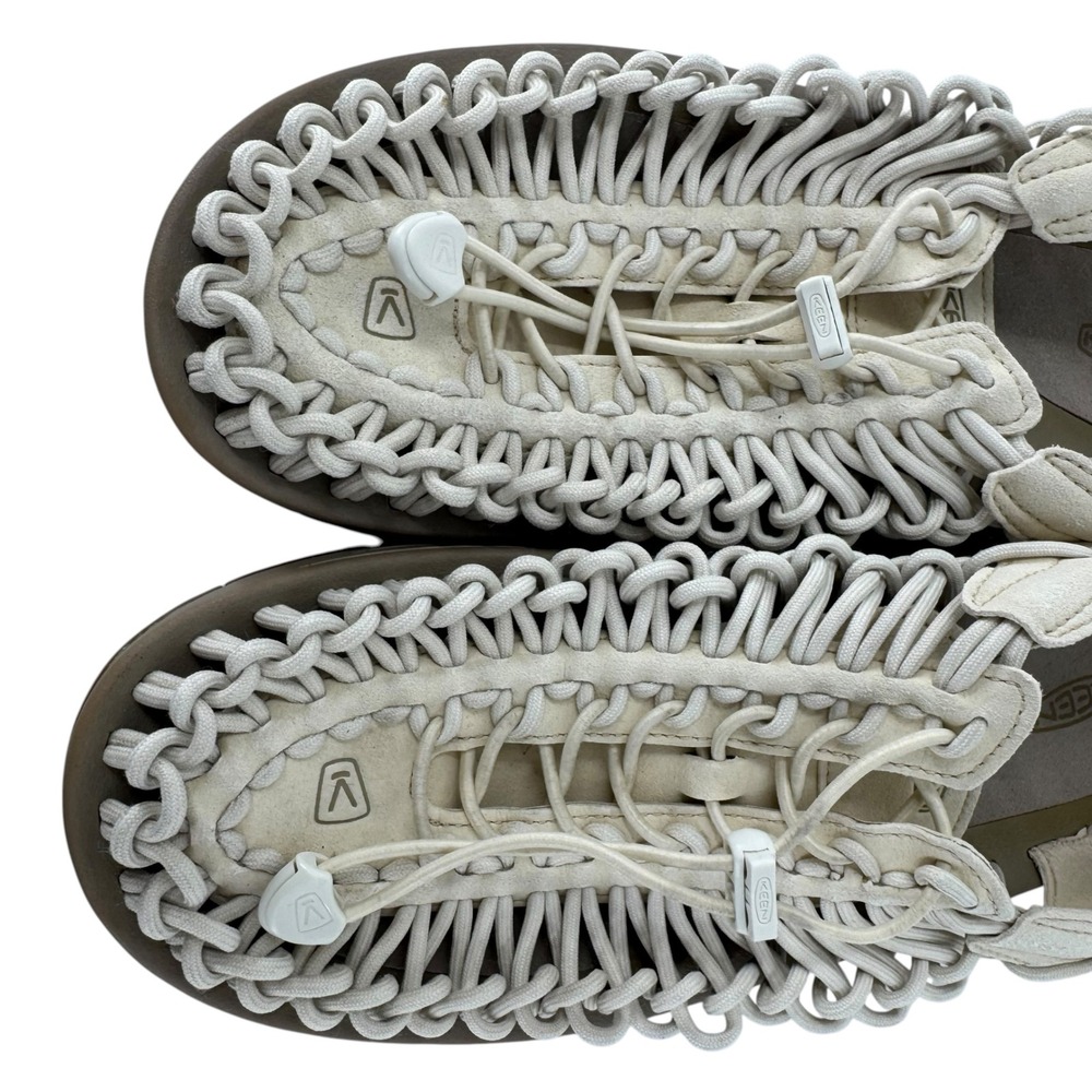 Keen Uneek Birch Beige Cord Sandals Mens 10.5 Womens 12 Hiking Shoes 1028326 - Picture 6 of 11